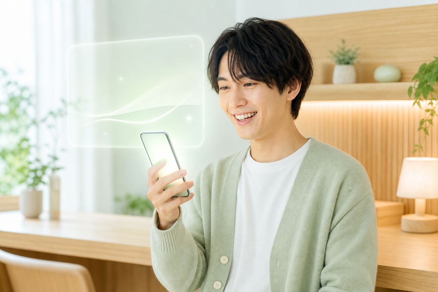 スマホで自分で価格を決められるイメージ