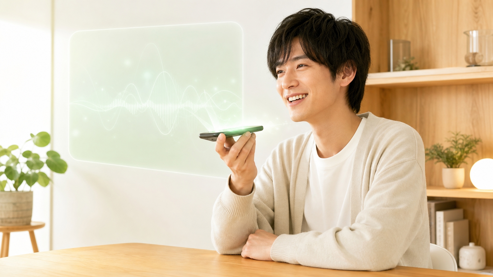 スマホ1つで収録から完結するイメージ